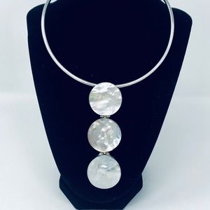 Blister Pearls Round Sterling Silver Pendant